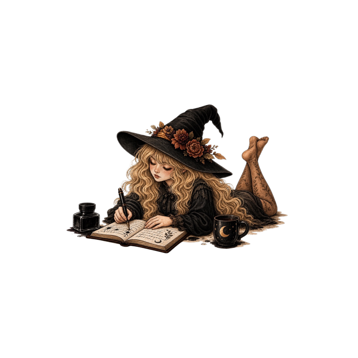 Blonde Witch Journaler