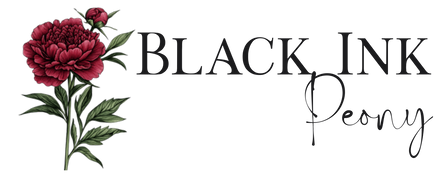 Black Ink Peony